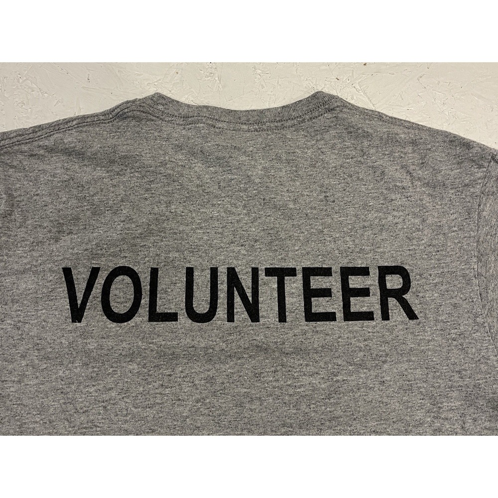 Vintage First Lego League Volunteer‎ Shirt Mens Medium Toys Gray Short Sleeve - Picture 11 of 11